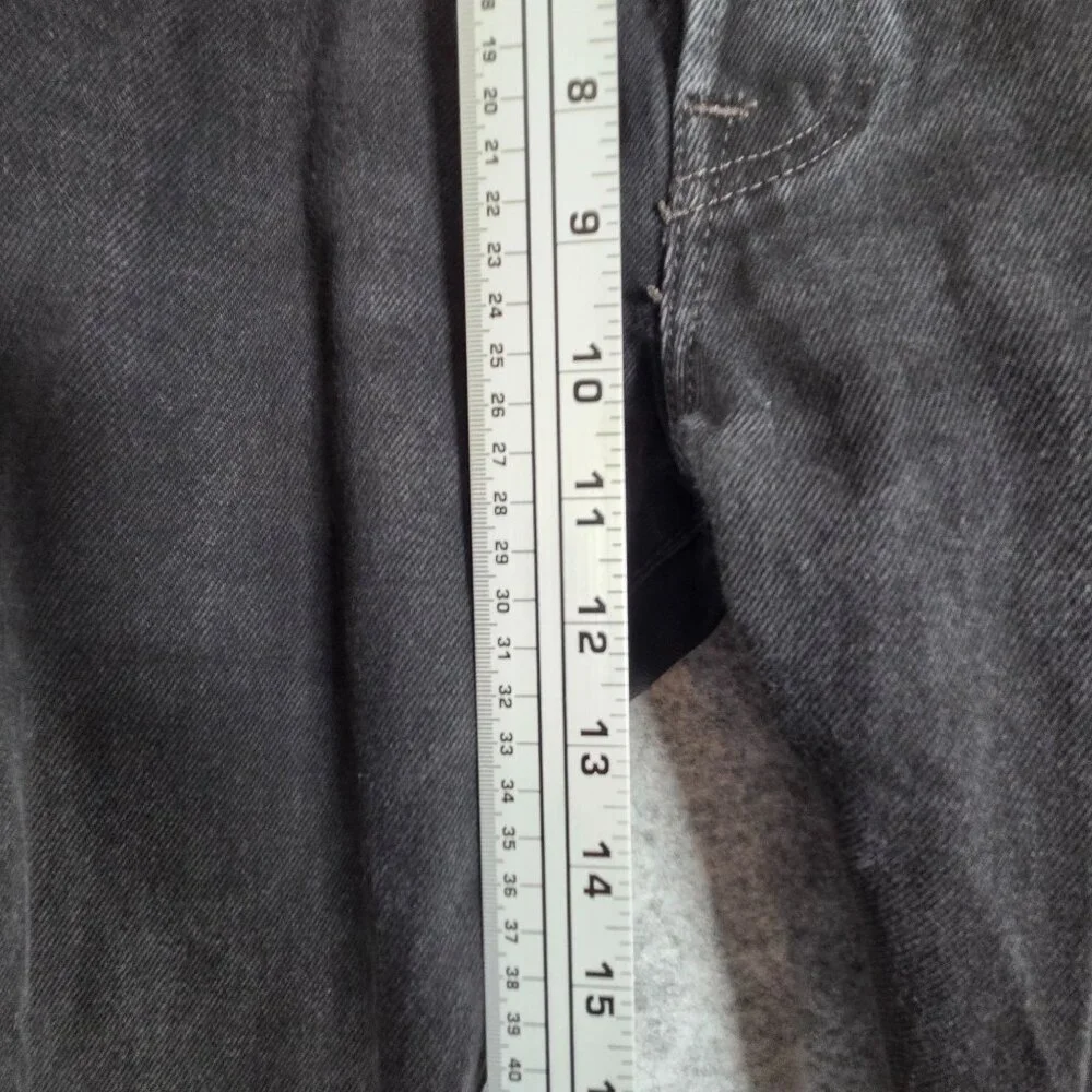 Levi's Men's Button Fly Denim Jeans Black Straight Leg Size 33x32 Classic